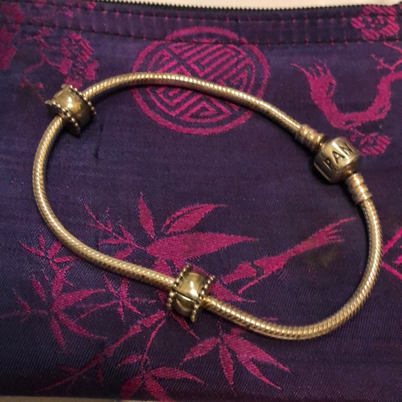 Pandora Jewelry - New Pandora 7.5 snake charm bracelet never worn
